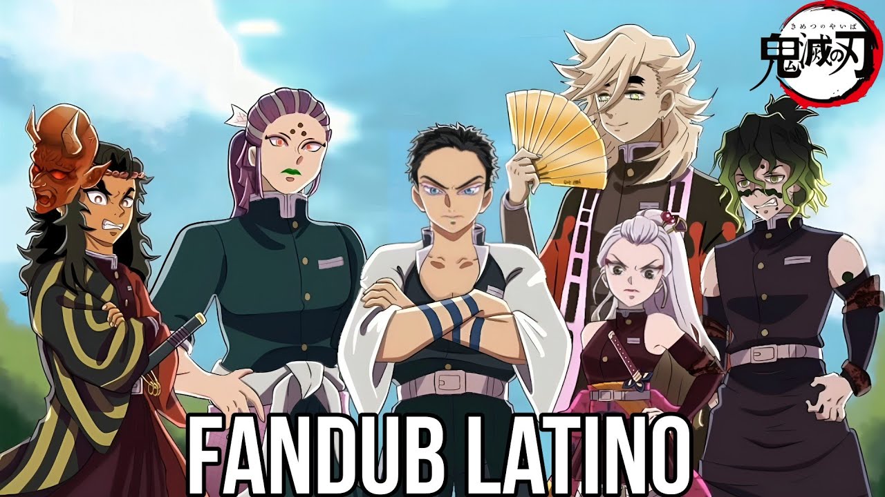 Kimetsu No Yaiba Fan Animation. Si las Lunas Superiores fueran Pilares(Fandub Latino)