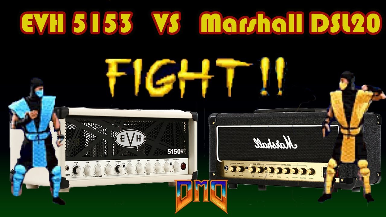 Marshall DSL20HR против EVH 5153 50 Вт