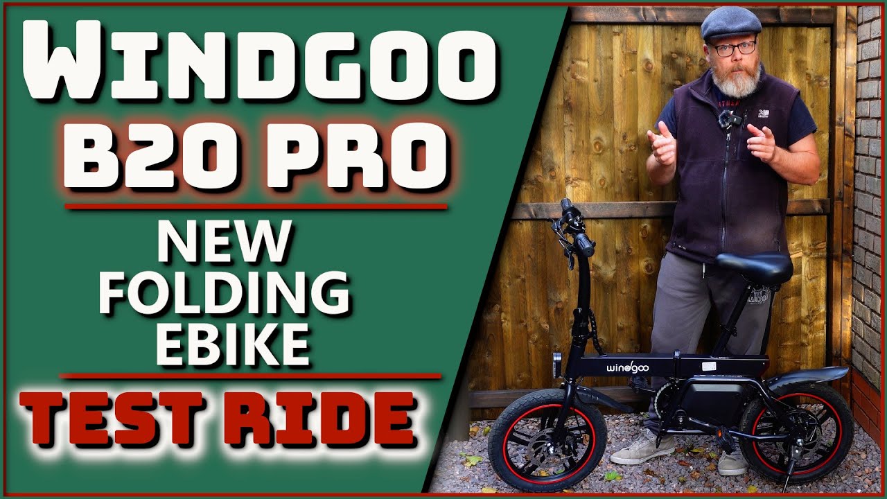Windgoo B20 Pro  Electric Folding Bike  Unboxing and test ride and review. Affordable Ebike Review