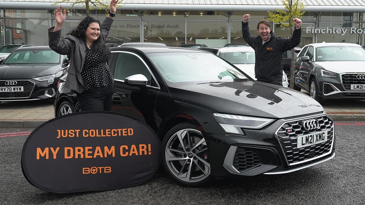 BOTB Winner Sharlene Morgan collects her Audi S3 Sportback!