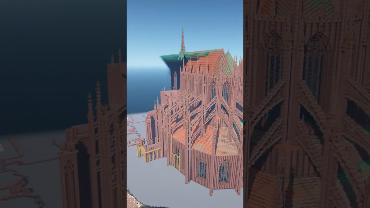 Minecrafts largest Cathedral #shorts