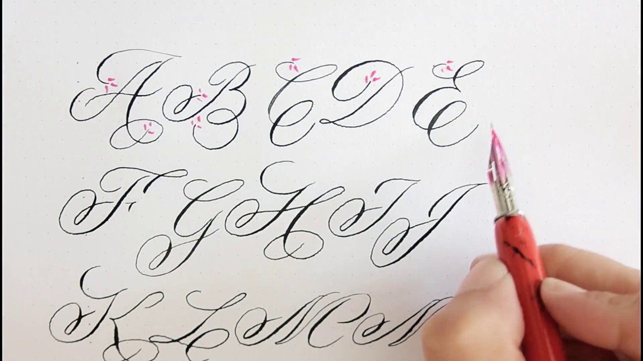 how to write in calligraphy for beginners | easy way