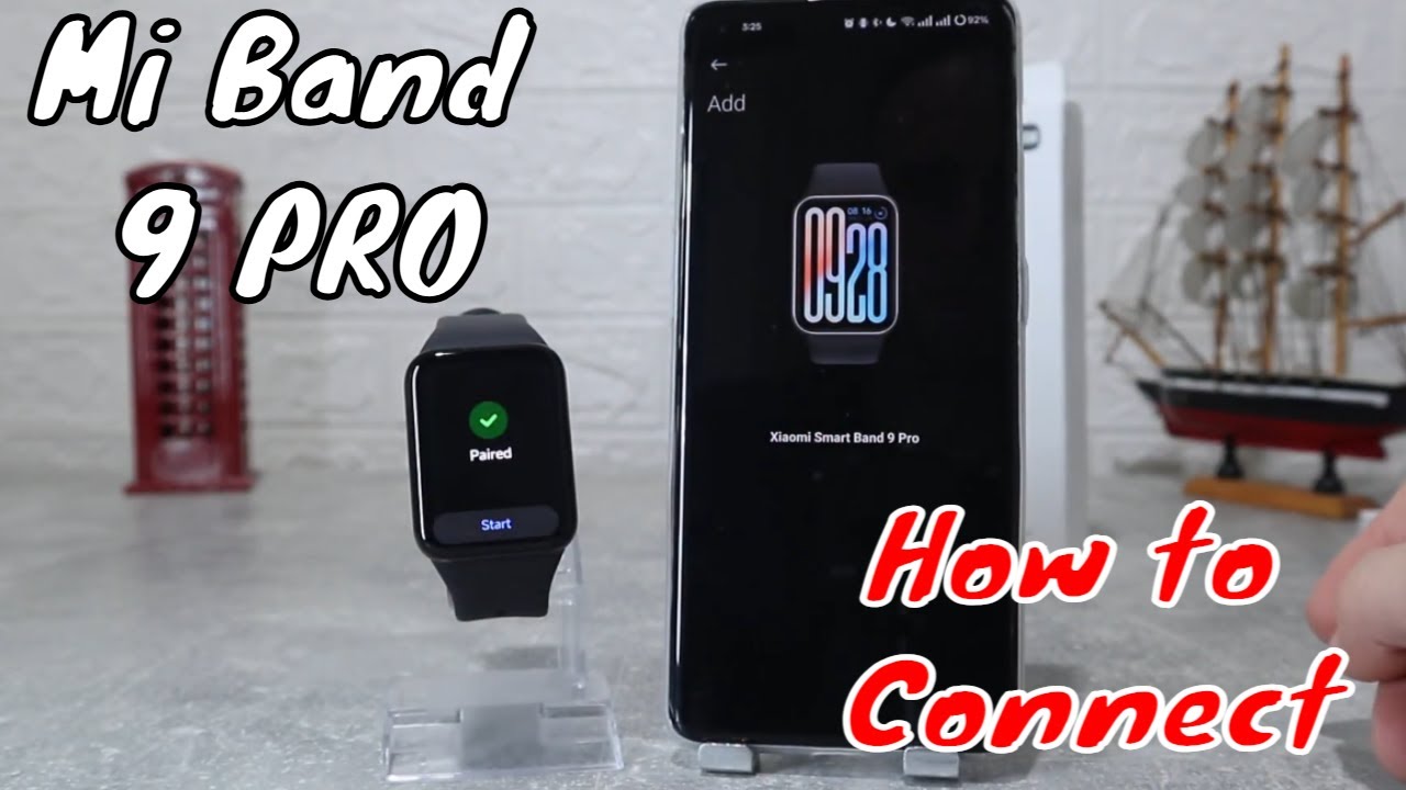 How to connect Xiaomi Band 9 Pro to phone with Mi Fitness Android App