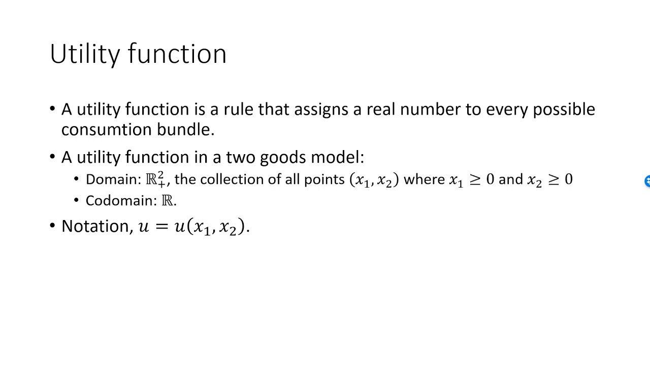 Utility function