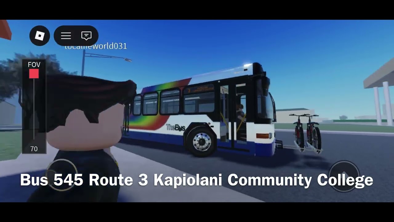 Bus 545 Route 3 Kapiolani Community College / Bus 528 Route 92 Makakilo / Bus 676 Not In Service