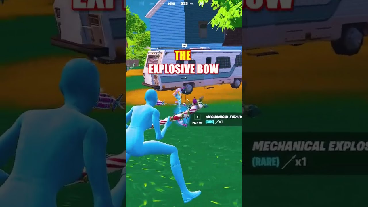 SECRET EXPLOSIVE BOW MECHANIC YOU NEED TO TRY! | #shorts #fortnite