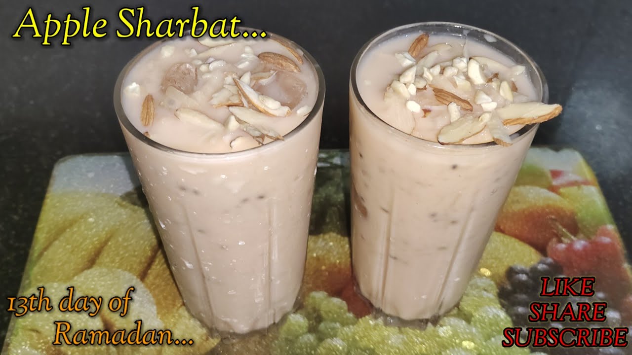 Apple ka sharbat 😋🥤 | 13th day of Ramadan | Raunaq-E-Zaiqa