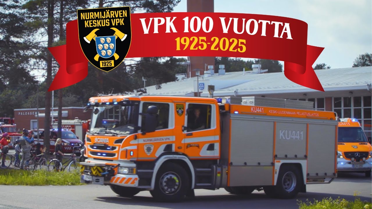 Nurmijärven VPK 100v juhlapäivä 9.8.2025