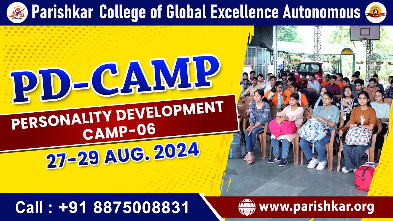 PD Camp #6 2024-25 | Parishkar College | Personality Development | #collegefun #collegelife #music