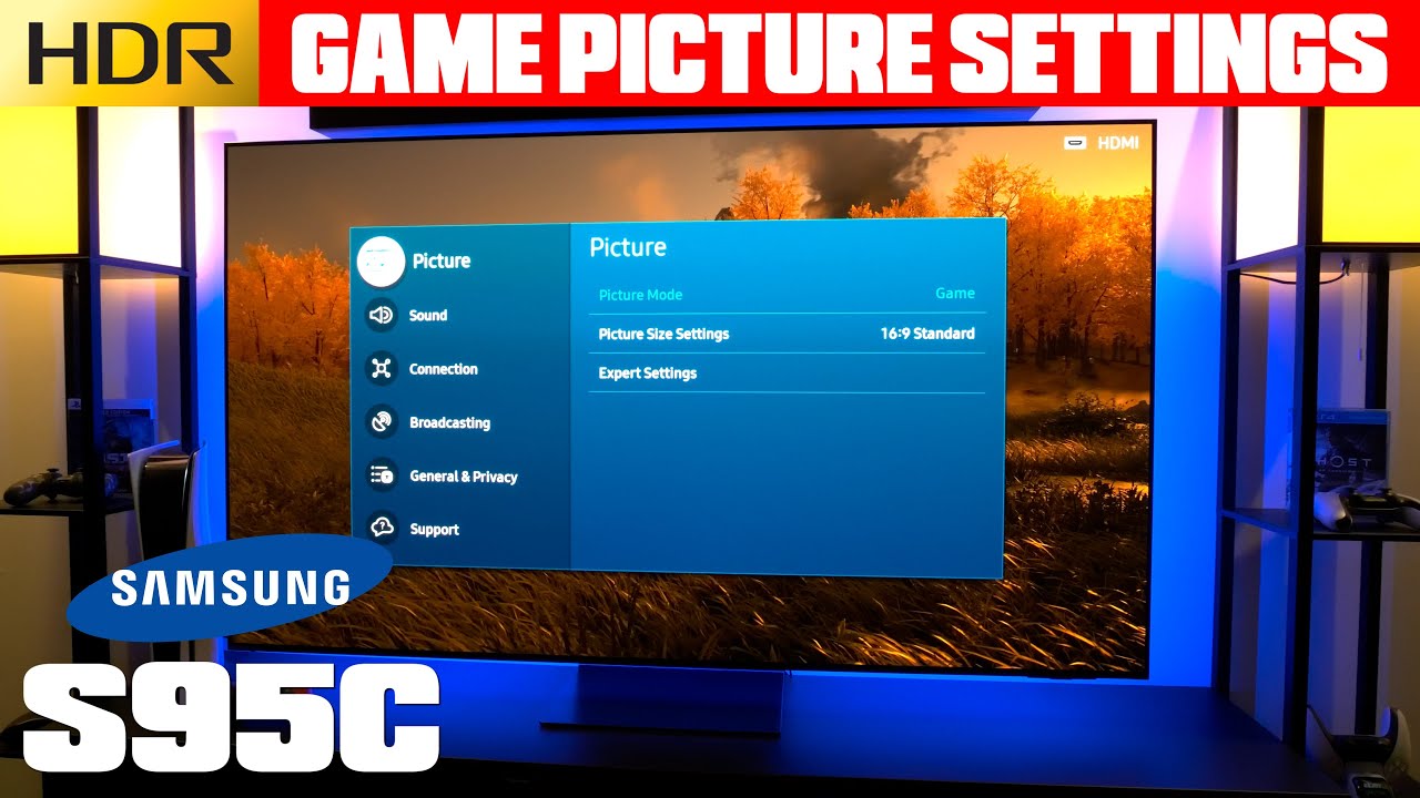 Samsung S95C — лучшие настройки HDR-изображения для игр серии PS5/Xbox [HDR]