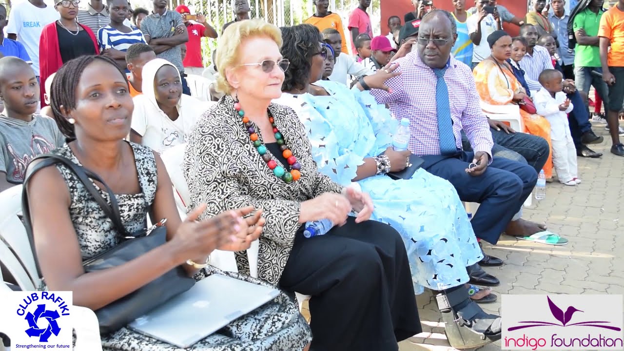 FIRST VISIT OF PROF SHIRLEY RANDELL FROM INDIGO FOUNDATION IN CLUB RAFIKI