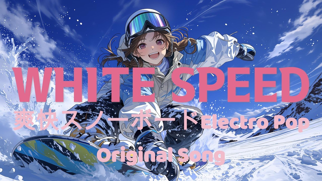 WHITE SPEED｜爽快スノーボードElectro Pop【Original Song】