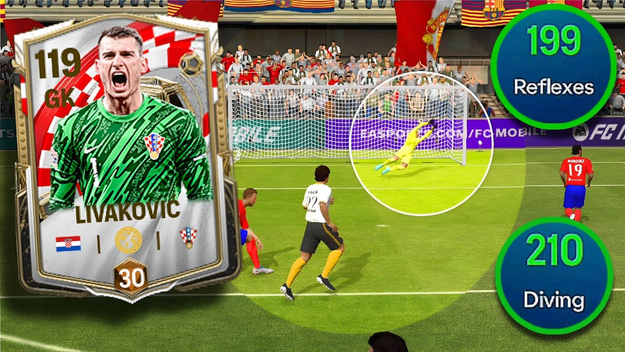 Обзор Ливаковича (114 очков) – Стоит ли его использовать в FC Mobile? 🧤🔥