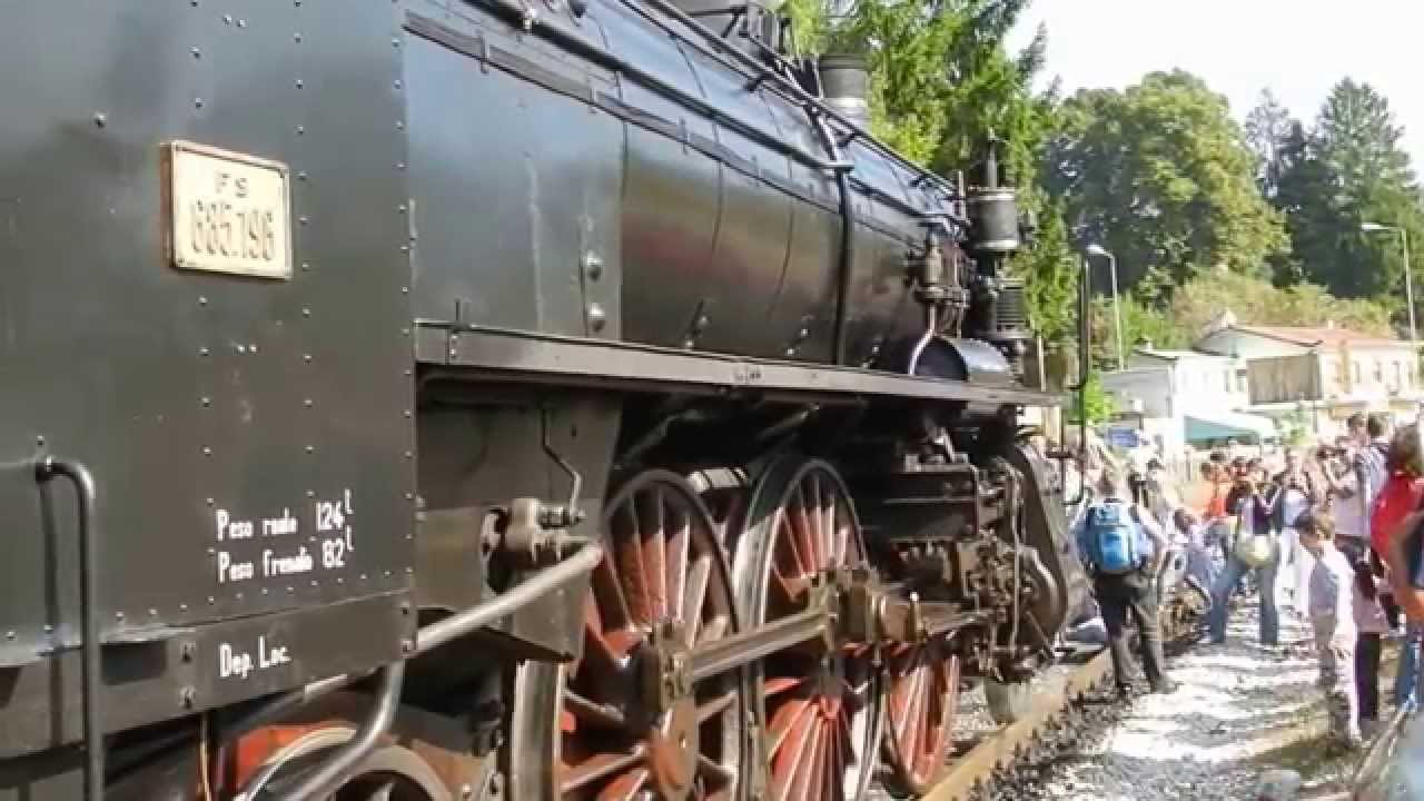 Treno Storico a Vapore - FS 685.196 - Feltre 28/09/2014