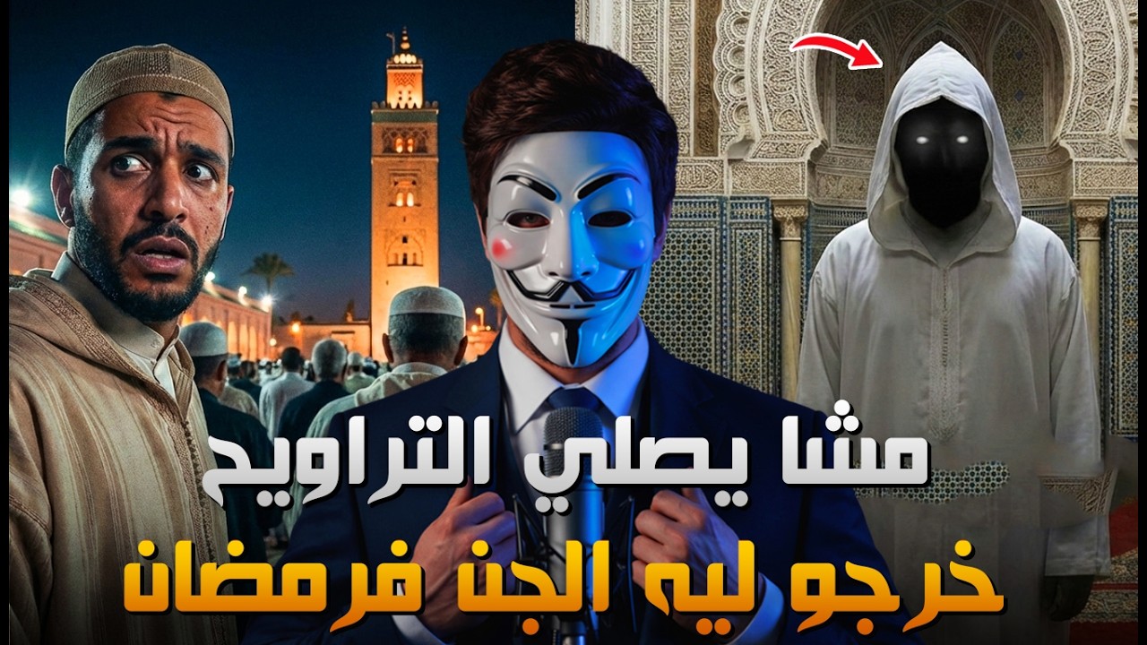 قصة الشاب فريد مشا يصلي التراويح فرمضان وشاف الجن ( عاودو ليه سر مرعب فرمضان )