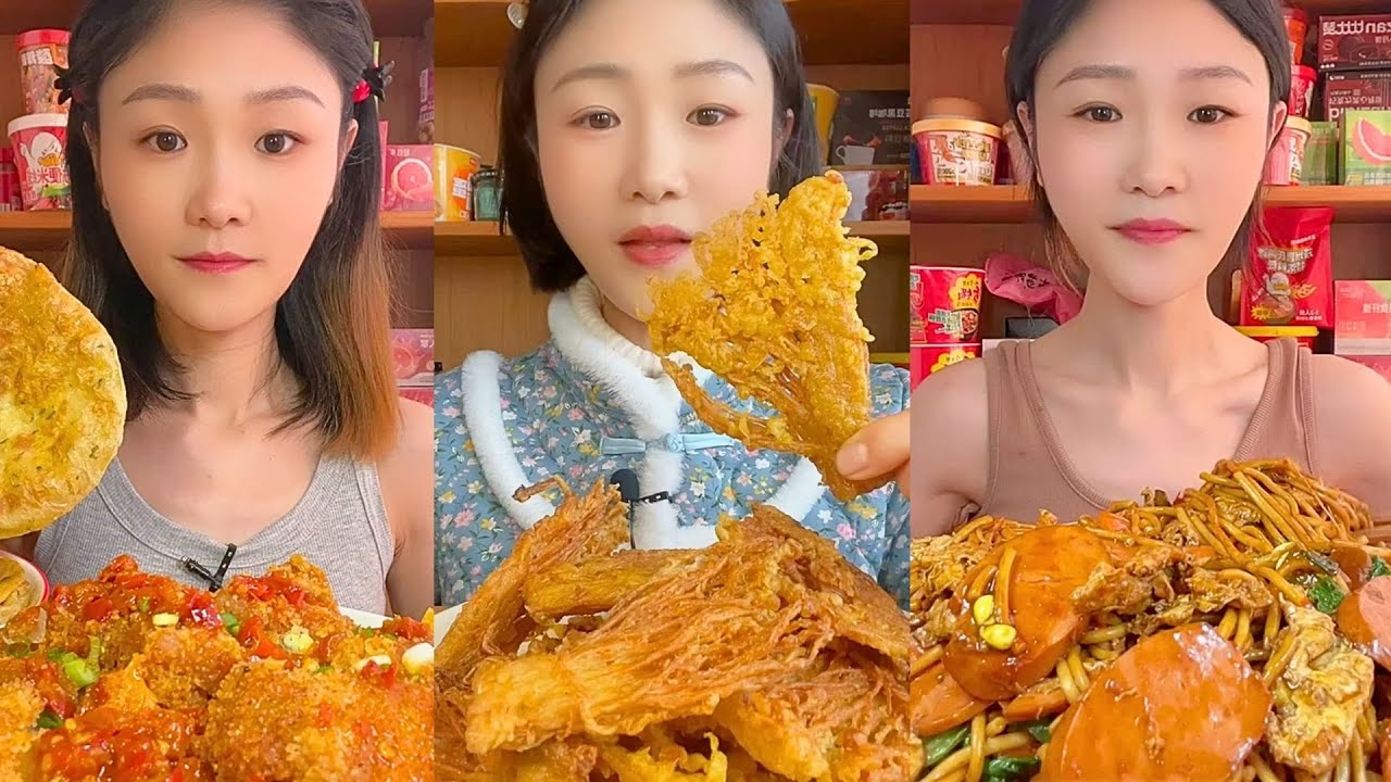 1 Hour ASMR Mukbang | Satisfying Eating Sounds for Sleep, Relaxation & Study #1068