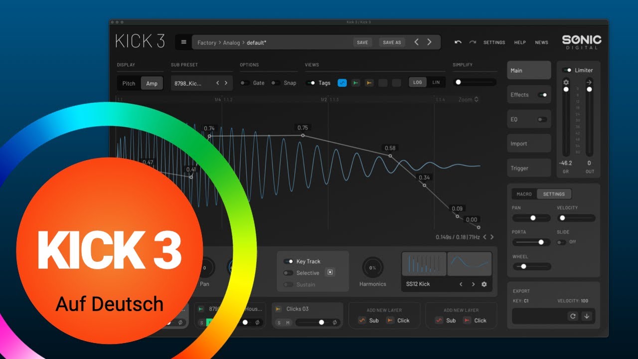 KICK 3 Tutorial: Perfekte Kick Drums mit Sonic Academy gestalten