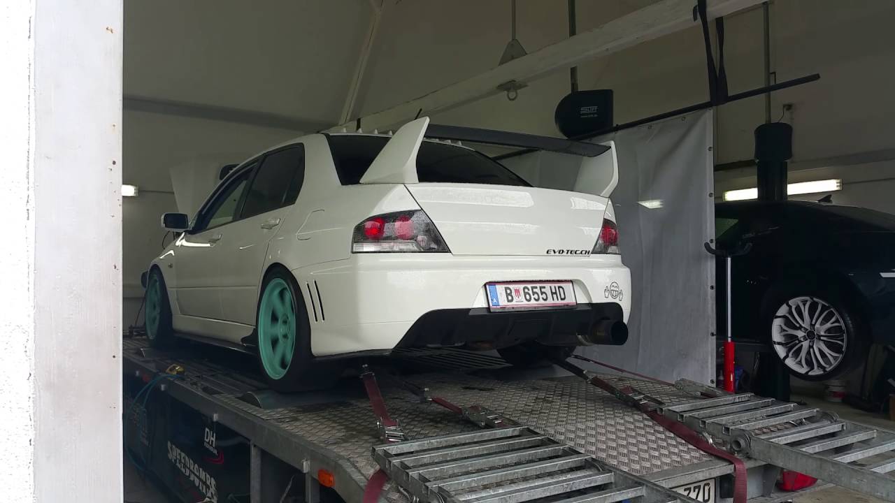 Mitsubishi Evo IX AWD Dyno Run 485HP