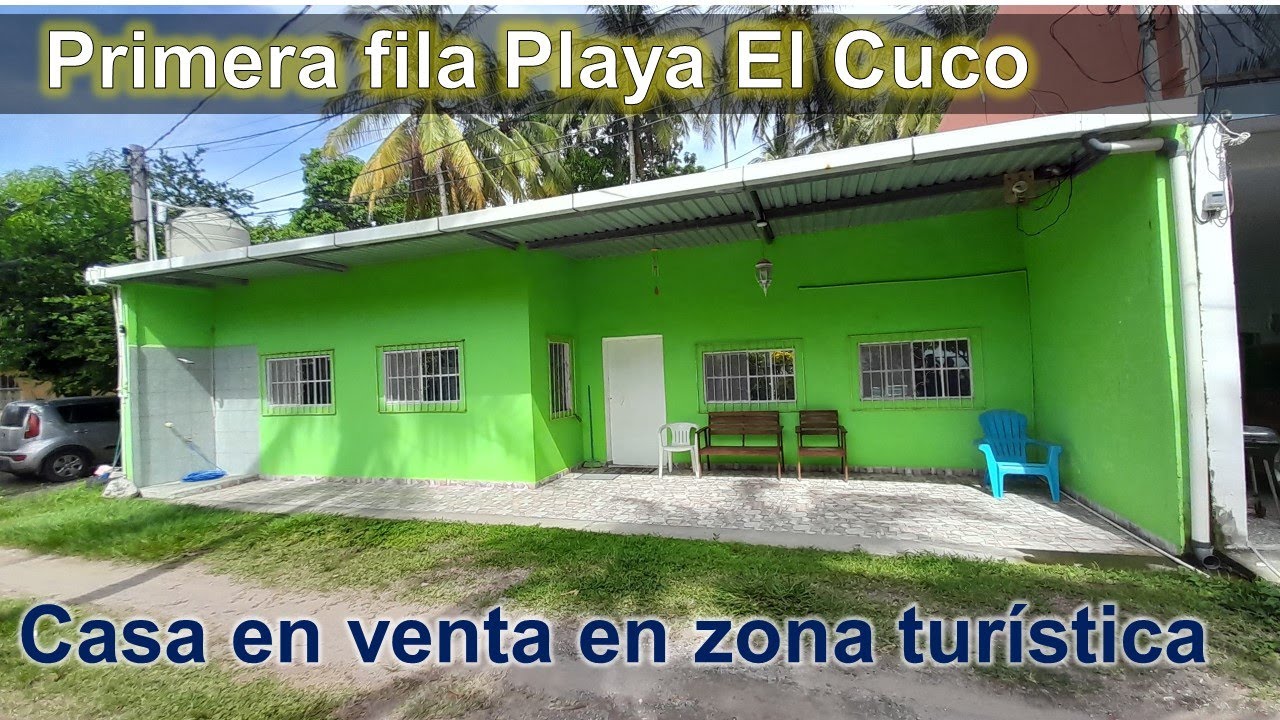 Se vende casa de playa en la mejor zona de El Cuco