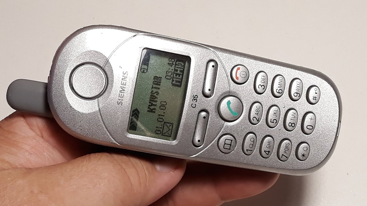 Siemens C35 Ретро телефон из 2000 года. Спустя 20 лет ...