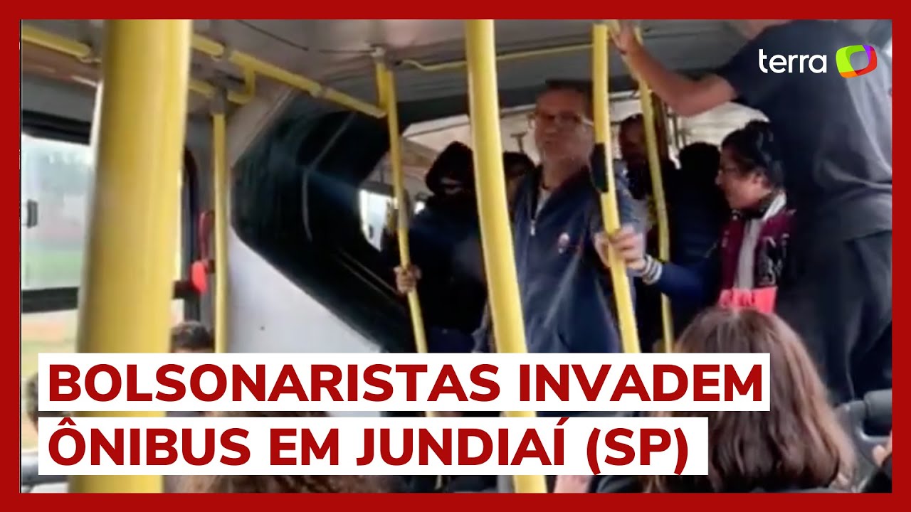 Bolsonaristas invadem ônibus em Jundiaí (SP) e partem para cima de estudantes