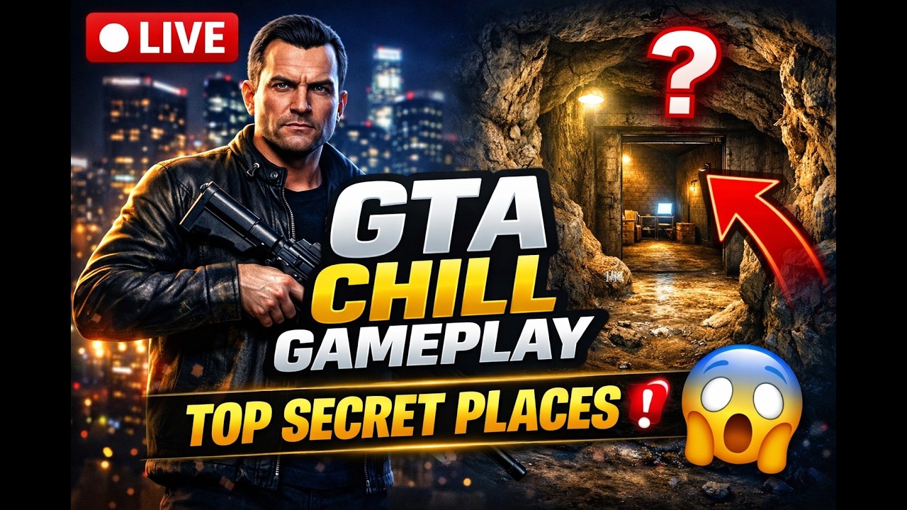 GTA V CHILL GAMEPLAY / MISTERIOUS PLACES FRANKLIN TRAVOR MICKHEL  #livestream #livegaming #livegtav