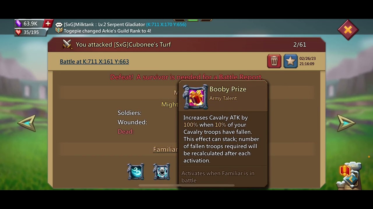 How to front line test on Lords mobile