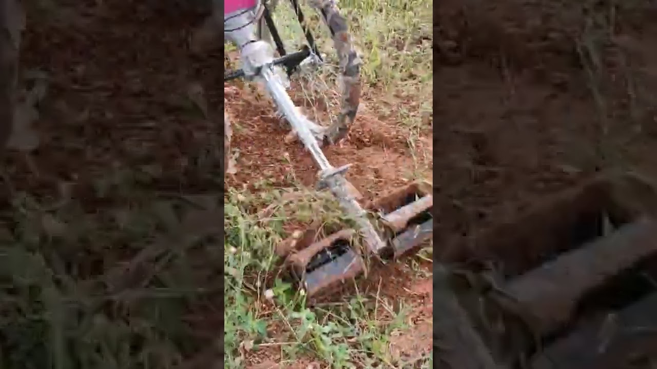 Wheel type brush cutters# Earth augger conversion in to wheel type weeder@Nexgen farming machineries