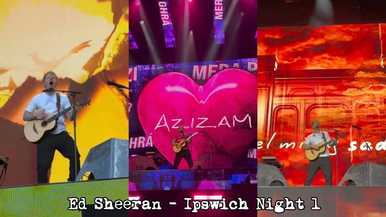 Ed Sheeran - Ipswich Night 1 🩷 Instagram Stories