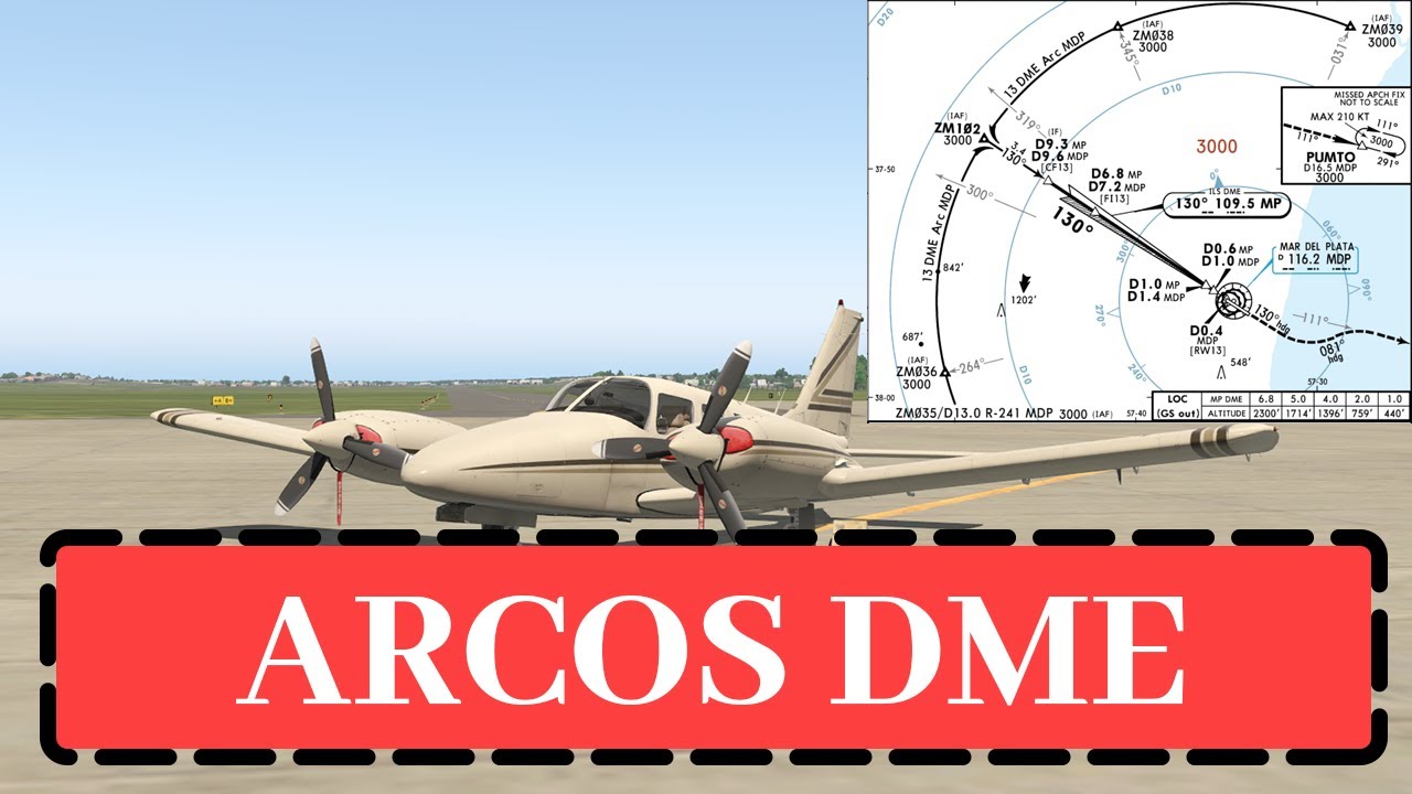 VUELO IFR | Cómo volar un ARCO DME - FlyWithDiduch