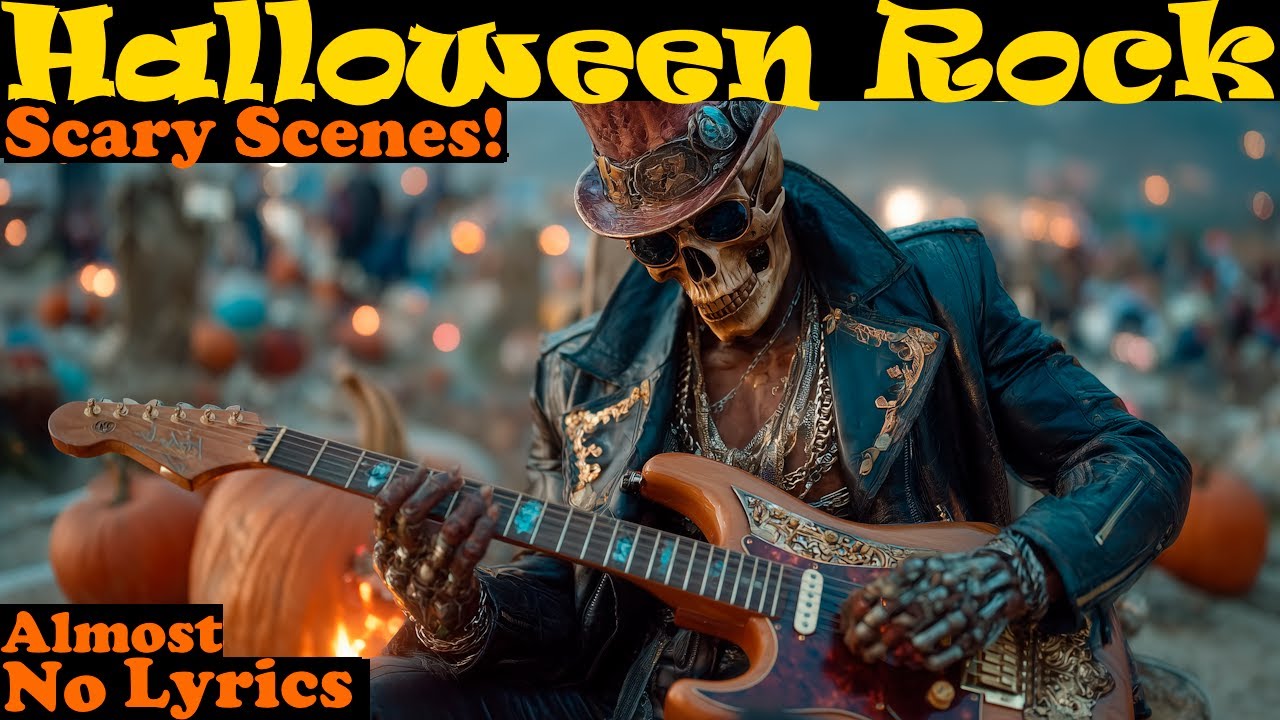 🎃 Instantly SPOOKY! 👀 Ultimate Halloween Songs Instrumental: Creepy Rock Music Playlist 👻