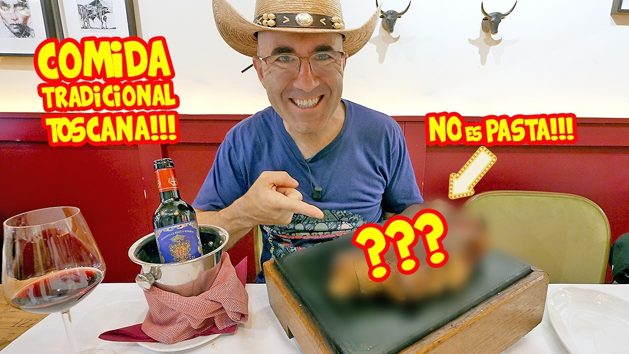 Probé la COMIDA más TRADICIONAL de FLORENCIA… y su plato estrella NO es PASTA 🇮🇹
