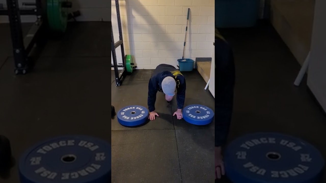 Explosive Push Up to Plates