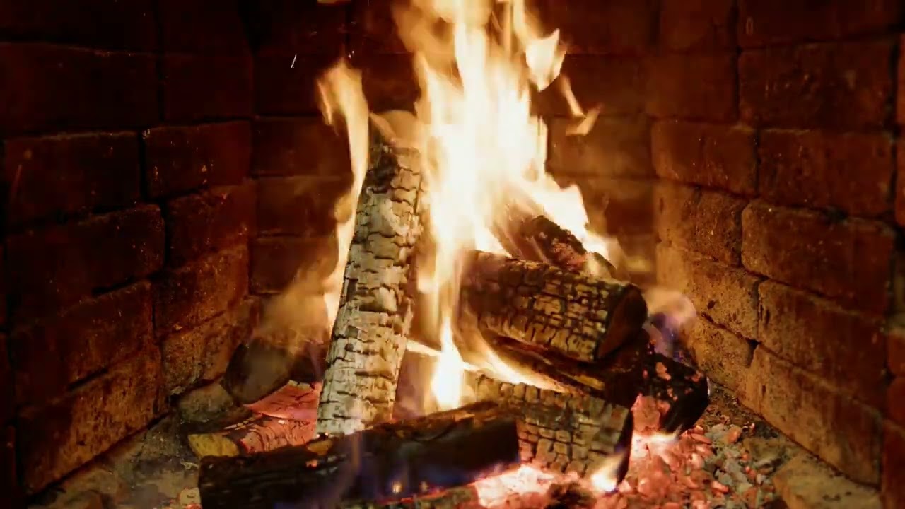 Crackling Fireplace sounds 🔥 2 Hours | No Music | Cozy Night Ambience 