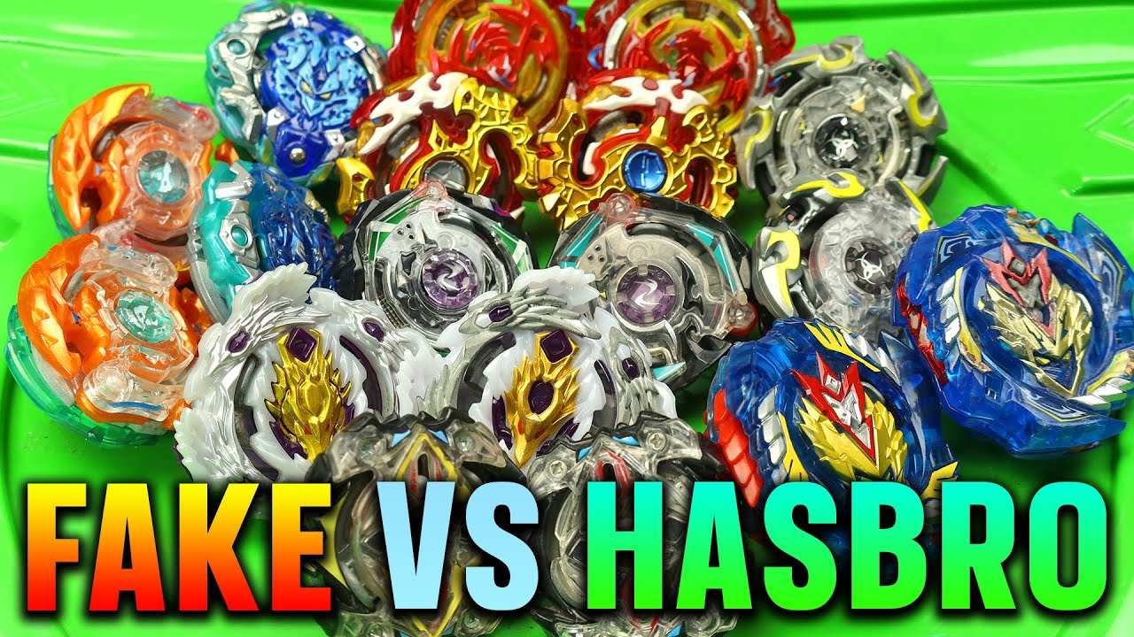 Beyblade Burst 🤘 FAKE vs HASBRO Fight - Who is Strongest!