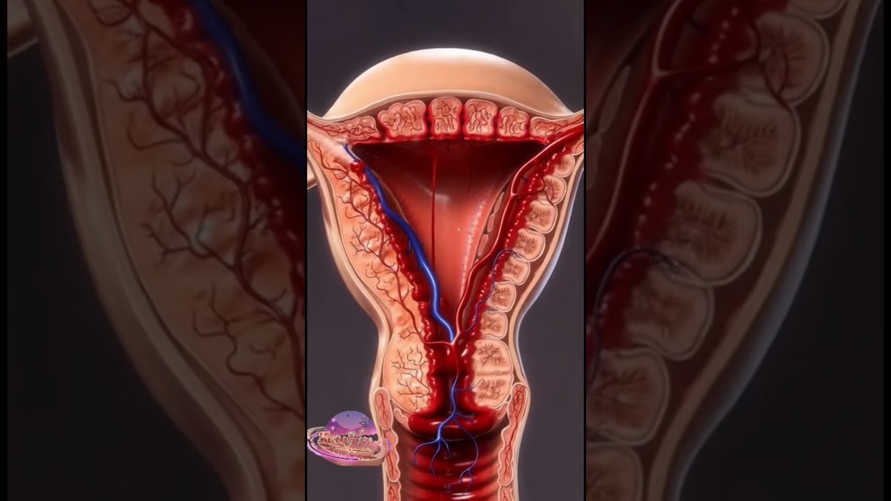 Inside the Uterus: The First Signs of Inflammation (Ultra-Realistic Medical Animation)