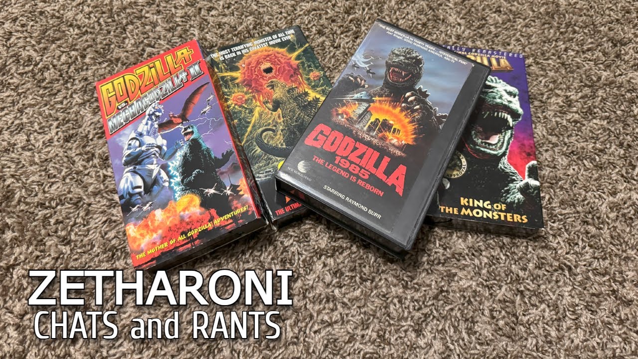 Фильмы о Годзилле на VHS