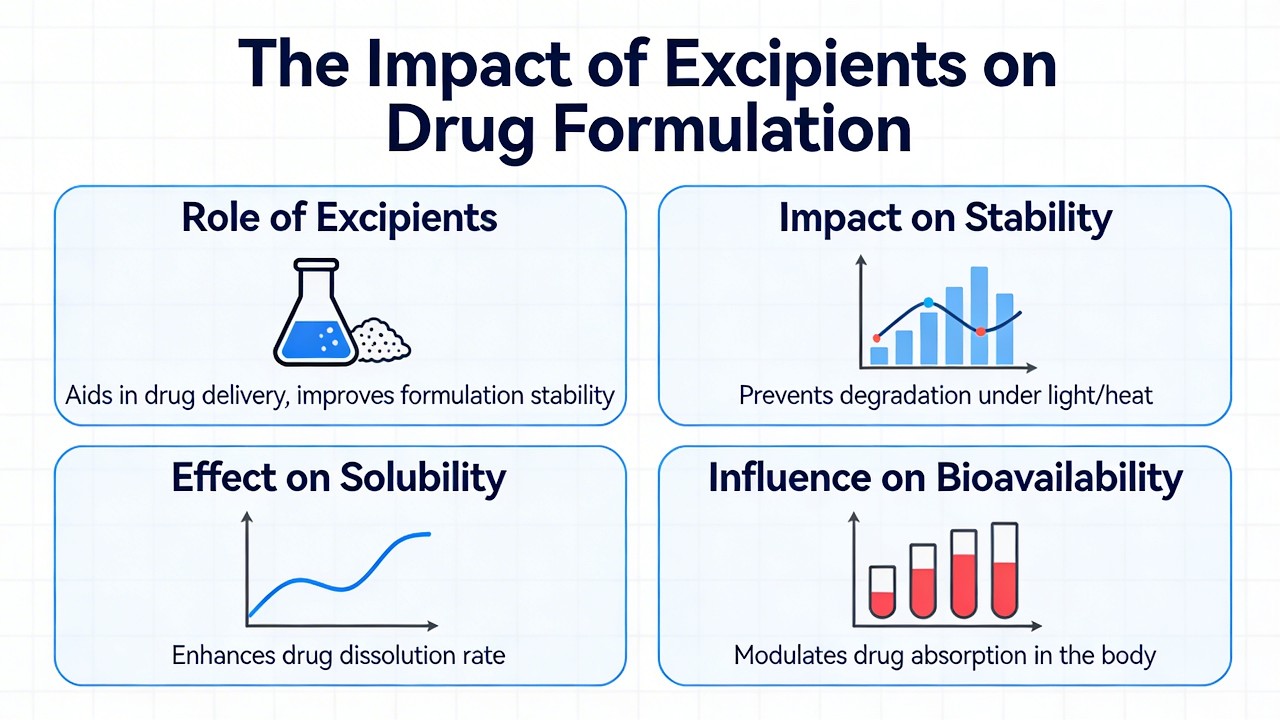 The Impact of Excipients on Drug Formulation (13 Minutes)