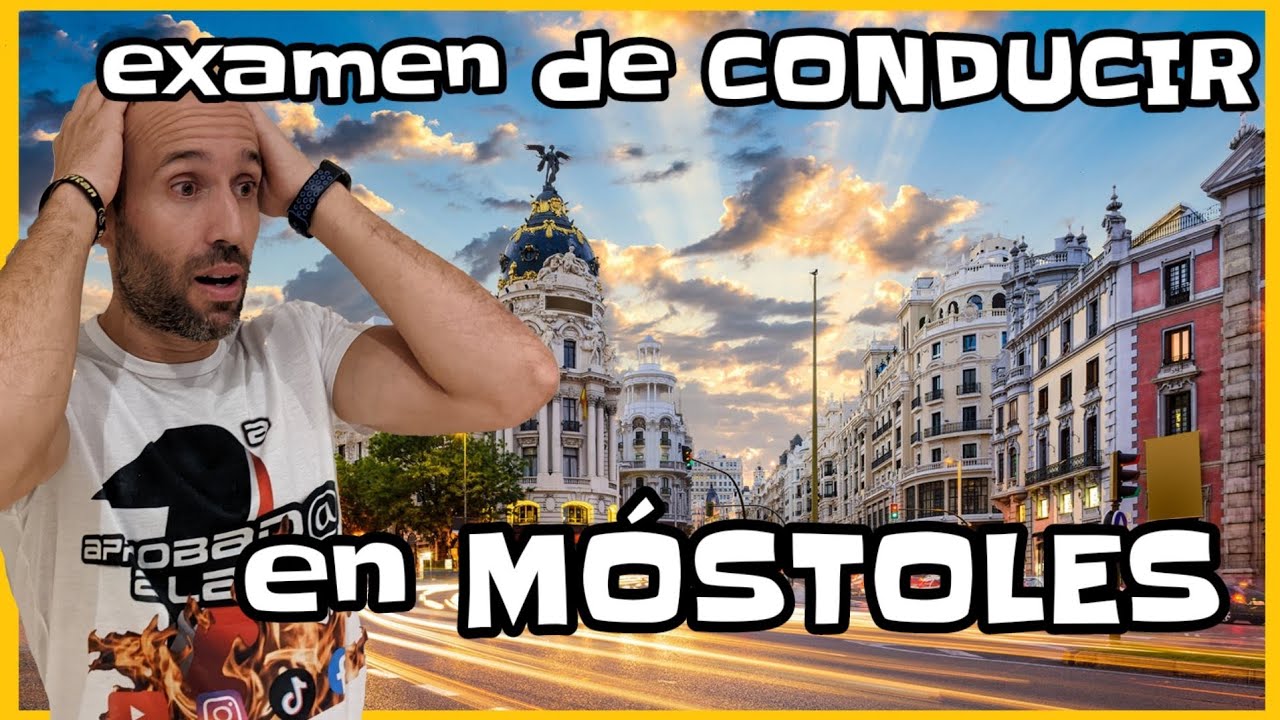 Los RECORRIDOS de EXAMEN más EXIGENTES de ESPAÑA....MOSTOLES #1 #autoescuela  #examendeconducir