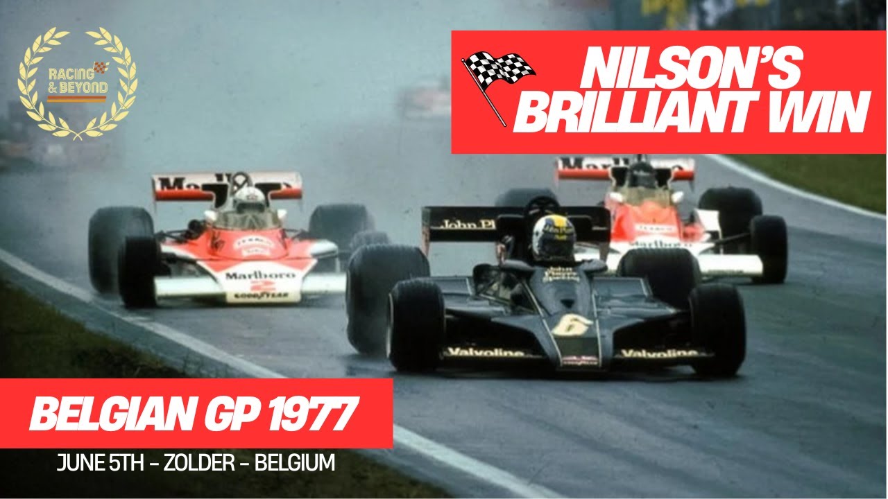 Formula 1 1977 Belgian GP - Gunnar Nilsson's Only Victory - F1  Highlights