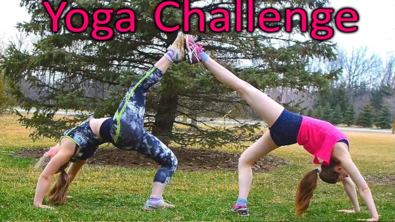 Trying Two Person Yoga Poses!