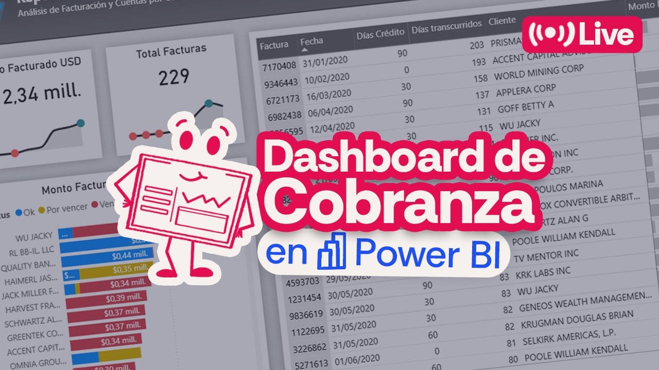 Dashboard Cuentas por Cobrar con Power BI | #dashboardeando 005