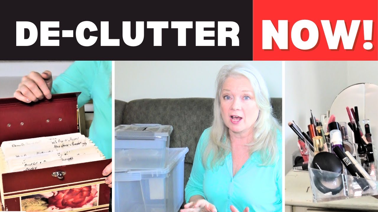 Decluttering & Organizing Tips & Hacks for Home & Office & Kitchen Lifestyle Over 50
