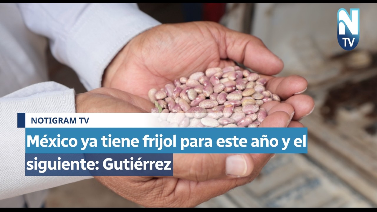México ya tiene frijol para este año y el siguiente: Gutiérrez