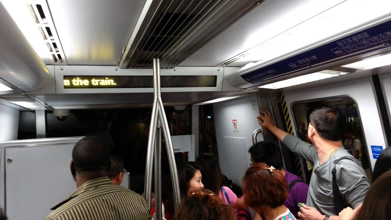 Train to gates, Hong Kong International Airport