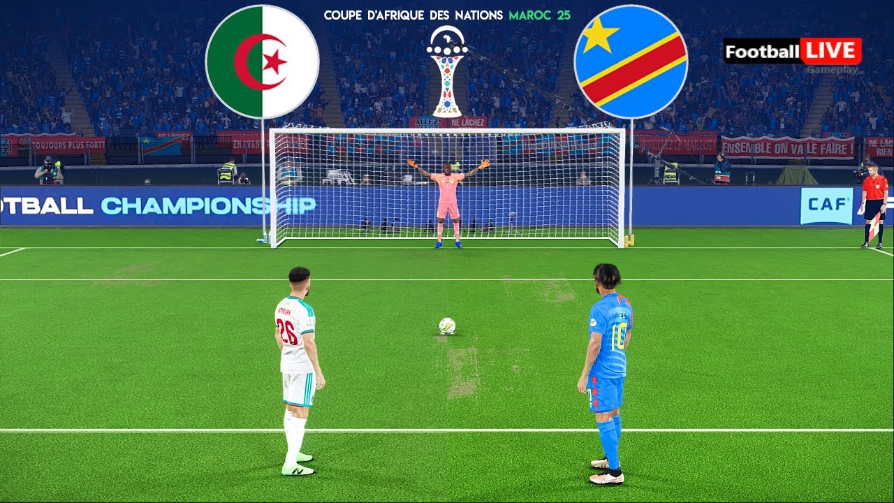 Algérie 🆚 RD Congo - Penalty Shootout | Coupe d'Afrique des Nations 2025 | eFootball PES