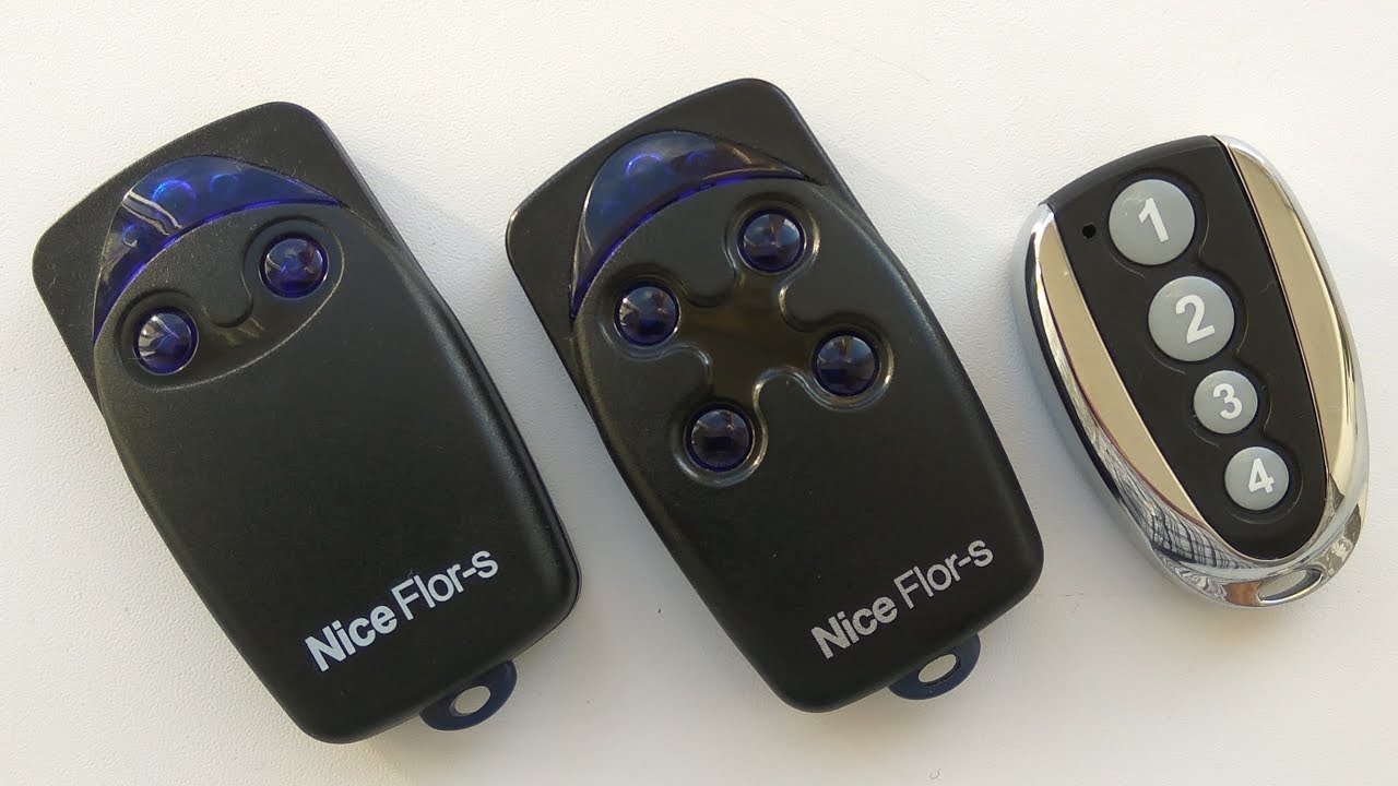 Как самостоятельно прописать пульт Nice Flor-s. Брелок (оригинал и аналог) на ворота шлагбаум Nice