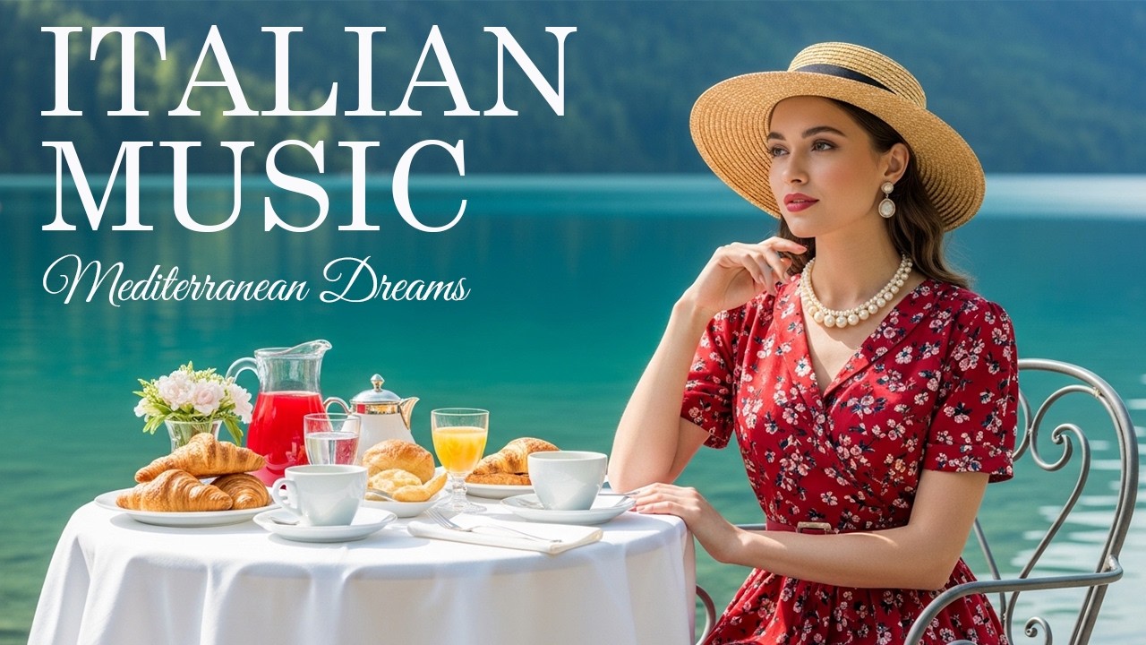 🎶 Italian Vibes & Mediterranean Music 🎶 Relaxing Italy Coast & Lake Como Ambience