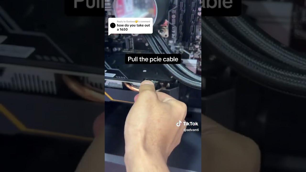 Here's how to remove your Graphics Card easily! 👋👋