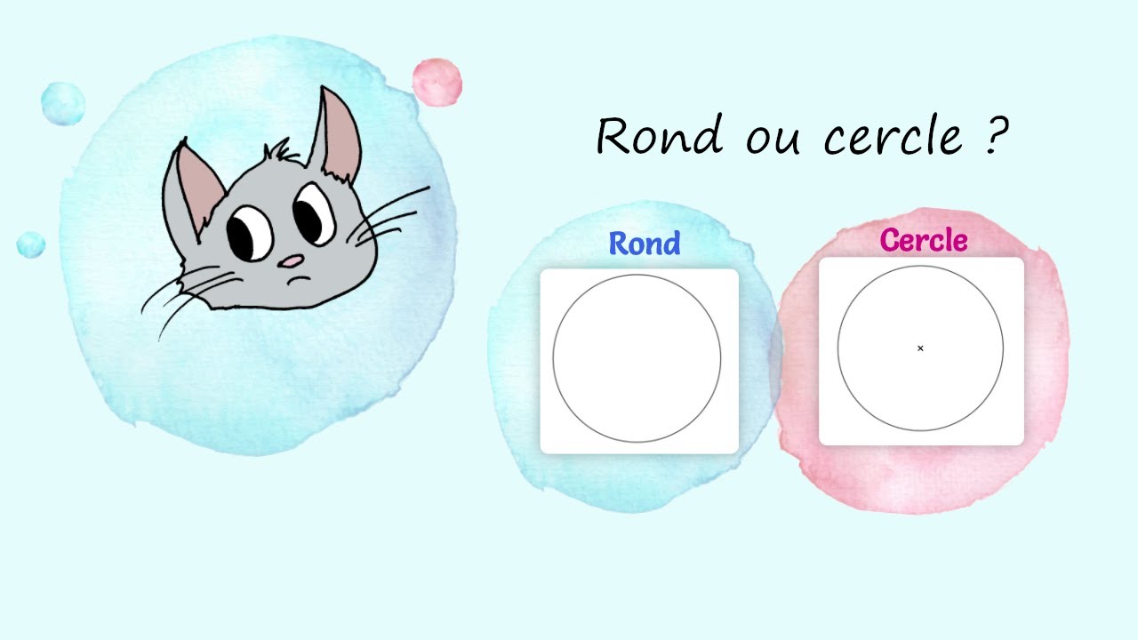 Cercle ou rond : quelle différence ?